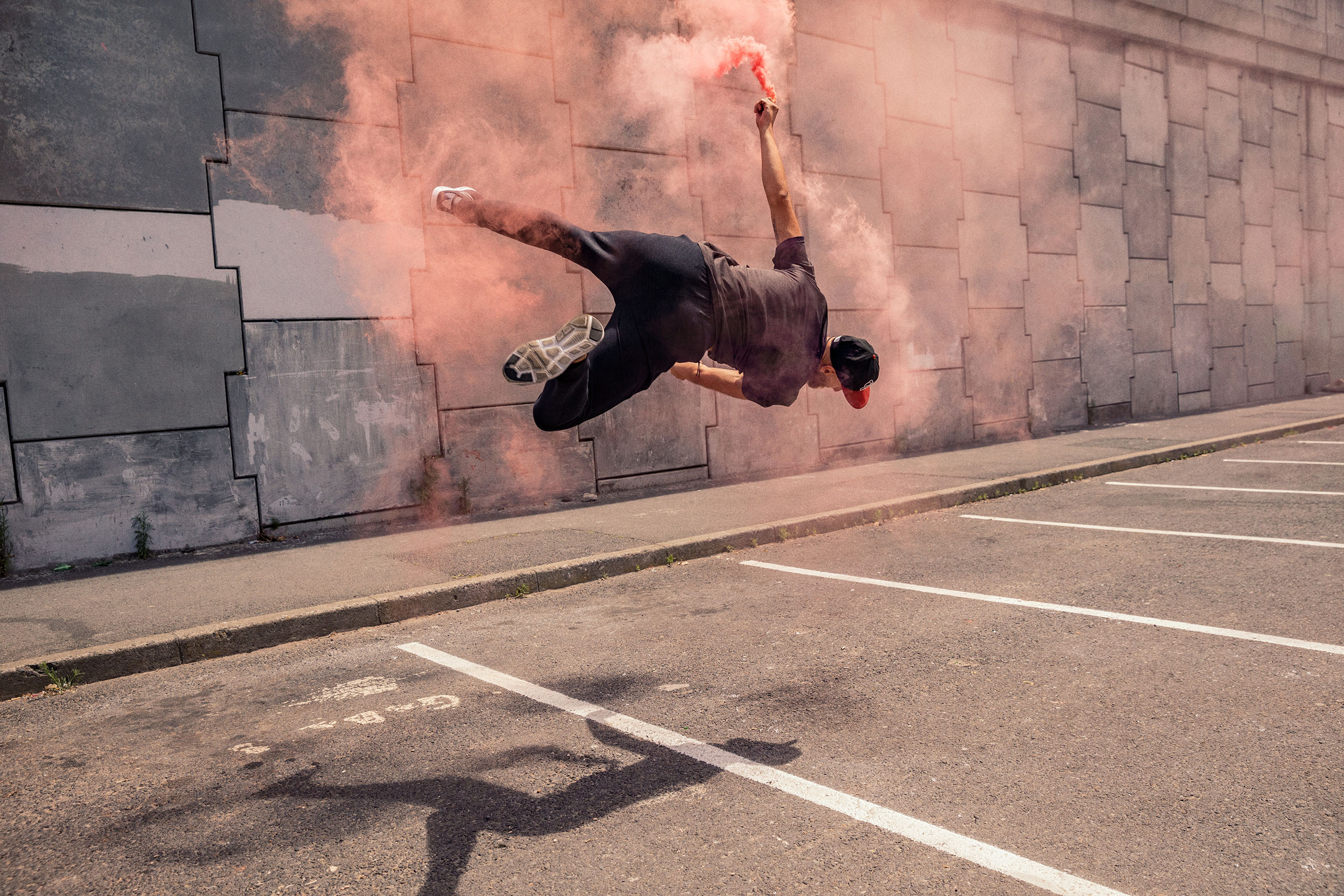 Dynamische Fotostrecke mit einem Stuntman | Karsten Koch